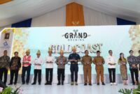 Peresmian pelabuhan Gold Coast di Bengkong, Batam, Senin (14/4). Foto:Dok/ist