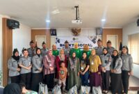 Rutan Batam salurkan bantuan kepada keluarga warga binaan di HUT HBP ke61. Foto:Dok/Ist