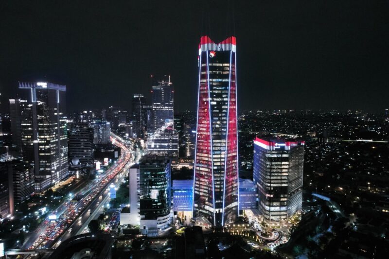 Kantor Telkom di Jakarta. Foto:Dok/Ist