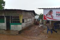 Sempat terjadi kericuhan, saat ini kondisi Baloi kolam kembali kondusif. Namun polisi tetap berjaga di lokasi, Rabu (23/4/2025). Matapedia6.com/Luci