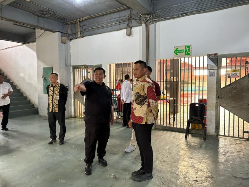 Kunjungan Imipas ke Rutan Batam, Kamis (24/4). Foto:Dok/Rutan