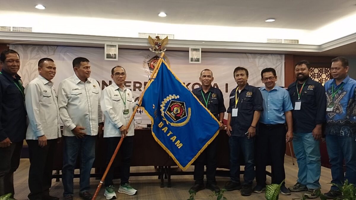 Agus Bagjana terpilih sebagai Ketua PWI Batam, Minggu (27/4). Foto:Dok/Ist