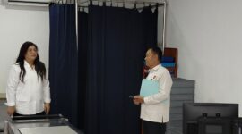 Ariastuty Sirait tinjau kesiapan Asrama Haji. Foto:Dok/Humas BP Batam