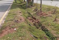 Seorang pria asal Sumut ditabrak Bimbar saat lawan arus di Batam Centre, lokasi kejadian di Batam Centre, Selasa (29/4/2025) Matapedia6.com/Luci