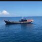Kapal yang diduga curi pasir Timah ditangkap Bakamla di Lingga. Foto:Dok/Bakamla