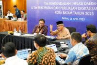 Sekda Batam Jefridin bersama Bank Indonesia Kepri, Senin (28/4/2025). Foto:dok/Mc