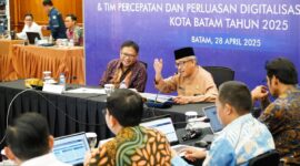 Sekda Batam Jefridin bersama Bank Indonesia Kepri, Senin (28/4/2025). Foto:dok/Mc