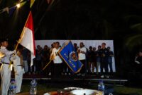 Ketua PWI Batam Agus Bagjana bersama Ketua PWI Kepri Andi, Minggu (25/5/2025). Foto:Ist