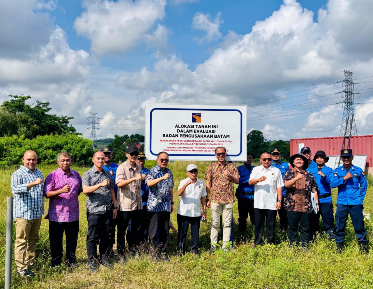 Enam titik lahan yang terbengkalai ditindak tegas BP Batam. Foto:dok/ist
