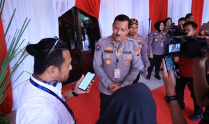 Kabidhumas Polda Kepri Kombes Pol Zahwani Pandra Arsyad saat memberikan keterangan kepada awak media usai pelatihan di Semarang, Kamis (8/5/2025). Matapedia6.com/Dok Humas Polda