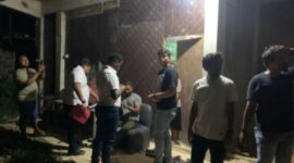 Tim Jatanras Ditreskrimum Polda Kepri saat melakukan penangkapan terhadap pelaku penganiayaan wartawan di Batam, Kamis (8/5/2025). Matapedia6.com/Dok Humas Polda
