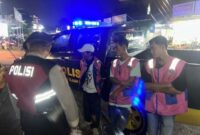 Ditsamapta Polda Kepri saat melakukan penertiban juru parkir di beberapa titik di Kota Batam, Jumat (9/5/2025). Matapedia6.com/Dok Humas Polda