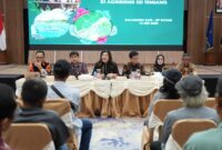 BP Batam bersama pelaku usaha sektor pertanian, perikanan, dan peternakan di Kawasan Agribisnis Sei Temiang, Rabu (14/5). Foto:dok/Humas