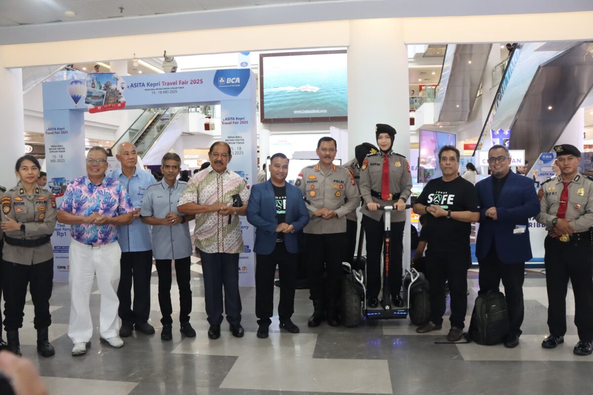 Kabid Humas Polda Kepri Kombes Pol Zahwani Pandra Arsyad saat peluncuran platfrom JIWA di Mega Mall, Sabtu (18/5/2025). Matapedia6.com/Dok Humas Polda