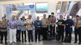 Kabid Humas Polda Kepri Kombes Pol Zahwani Pandra Arsyad saat peluncuran platfrom JIWA di Mega Mall, Sabtu (18/5/2025). Matapedia6.com/Dok Humas Polda