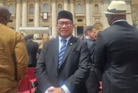 Fary Francis, Deputi IV BP Batam, untuk menghadiri langsung pelantikan Paus Leo XIV di Lapangan Santo Petrus, Vatikan, Minggu (18/05). Foto:dok/Humas BP Batam