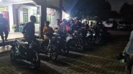 Puluhan motor balap liar disita Polsek Bangkong, Kamis (22/5). Foto:Humas-Polserta Barelang