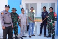 Warga Rempang saat pindah ke rumah baru. Foto:BP Batam