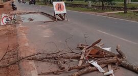 Kondisi perbaikan jalan Diponegoro atau akrab dikenal dengan jalan Sei Temiang, Kota Batam Provinsi Kepri, Minggu (4/5/2025). Matapedia6.com/Luci