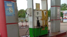 Salah satu mesin pompa BBM di SPBU Kabil yang disegel polisi setelah video pembelian pertalite pakai jerigen di Lokasi, Senin (5/5/2025). Matapedia6.com/Luci