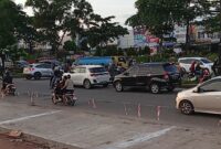 U-trun di jalan R Suprapto Batuaji penyebab kemacetan di Batuaji dan Sagulung, Selasa (6/5/2025). Matapedia6.com/Luci