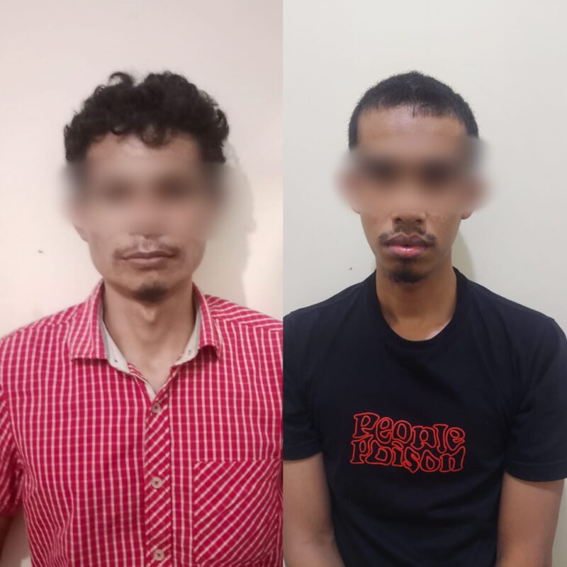Dua warga Batam yang ditangkap Ditresnarkoba diduga terlibat jaringan narkoba, Rabu (14/5/2025). Matapedia6.com/Dok Ditresnarkoba
