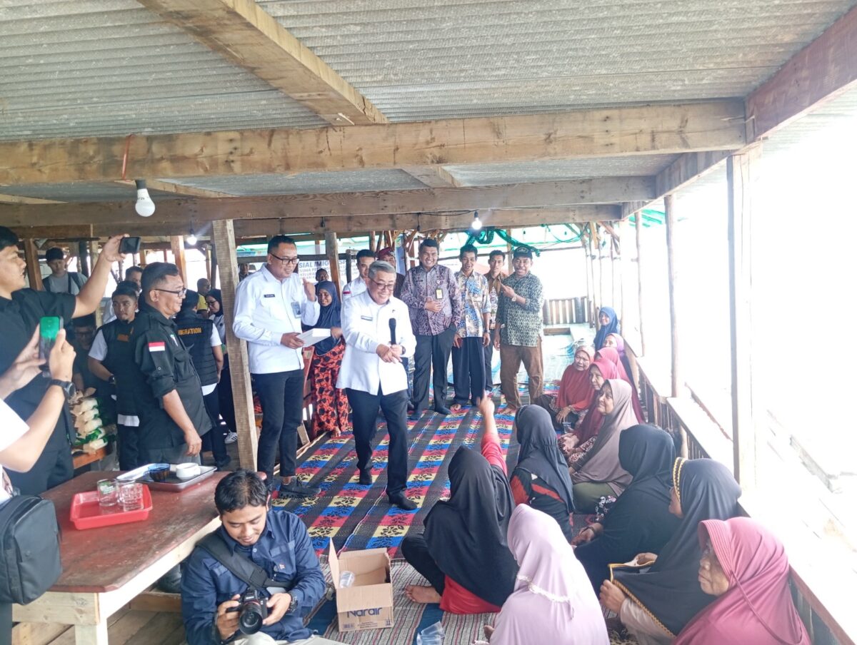 Imigrasi Batam sosialisasi TPPO di Dapur 12 Kecamatan Sagulung, Rabu (14/5). Foto:matapedia