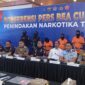 Bea cukai ungkap penyelundupan sabu di Bandara Hang Nadim dalam konferensi pers, Rabu (21/5). Foto:matapedia