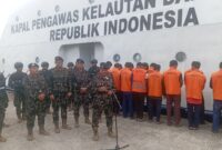 Dirjen Pengawasan Sumber Daya Kelautan dan Perikanan, Dr Pung Nugroho Saksono (Ipunk) saat jumpa pers di Pangkalan PSDKP Batam, Sabtu (25/5). Foto:Zalfirega/matapedia