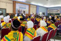 Calon jemaah haji yang akan diberangkatkan ke Tanah Suci. Foto:dok/Kemenag Kepri