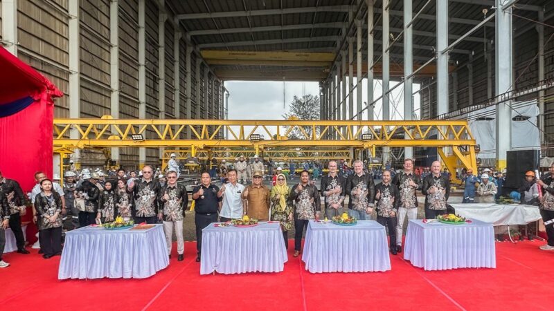 peluncuran proyek Tennet 2GW HVDC yang PT Mc Dermott Indonesia kerjakan pada Selasa (3/3/2025). Foto:Humas BP Batam