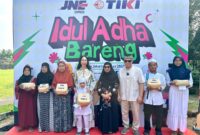 JNE dan TIKI berkurban pada Jumat (6/6). Foto:Dok/JNE