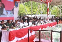 Anggota Dewan Perwakilan Daerah Republik Indonesia (DPD RI) Komite IV asal Daerah Pemilihan Provinsi Kepulauan Riau, Dwi Ajeng Sekar Respaty, hadiri kegiatan pemusnahan barang bukti narkotika jenis sabu seberat 2 ton dilaksanakan oleh Badan Narkotika Nasional (BNN) di Alun-Alun Engku Putri, Kota Batam, Kamis (12/6/2025. Matapedia6.com/Dok DPRD RI