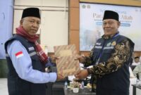 Jemaah haji kloter pertama tiba di Batam. Foto:Dok/Kemenag