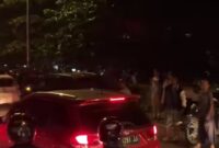 Kondisi arus lalu lintas di jalan Gajah Mada Sekupang, Kota Batam, Provinsi Kepri saat terjadi tabrakan beruntun pada Sabtu (21/6/2025). Matapedia6.com/Istimewa