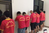 Para pengedar sabu yang ditangkap Satres Narkoba Polresta Barelang di beberapa tempat di Kota Batam, Matapedia6.com/Luci