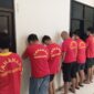 Para pengedar sabu yang ditangkap Satres Narkoba Polresta Barelang di beberapa tempat di Kota Batam, Matapedia6.com/Luci