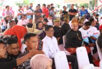Ketua DPRD Batam Kamaludin saat hadir dalam pemusnahan dua ton sabu, Kamis (12/6). Foto: dok/sekwan