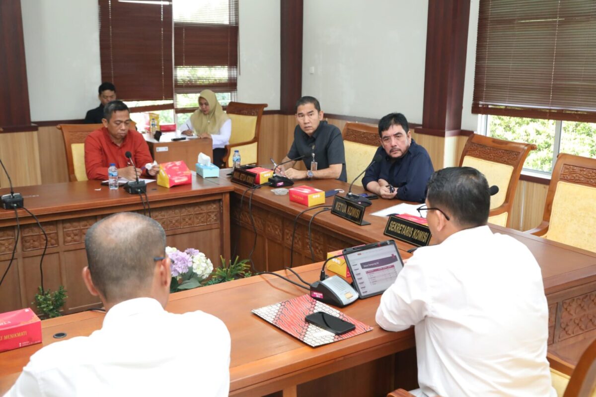 Rapat dengar pendapat Komisi IV dengan Dinas Pendidikan Batam, Rabu (11/6). Foto:Dok/Sekwan