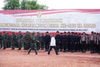 Sekretaris Daerah Kota Batam, Jefridin dalam pembukaan yang digelar di Lapangan Kavling Sambau IV, Kecamatan Nongsa, Rabu (23/7). Foto:diskominfo