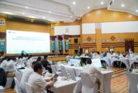 Diskusi bertema “Sinergi dan Kolaborasi dalam Mendukung Keberlangsungan Energi” ini berlangsung di Kantor Korporat PLN Batam, Senin (30/6/2025). Foto:Istimewa