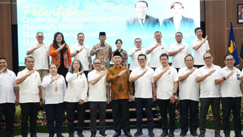 Usai Pelantikan direktur RSBP Batam, Selasa (1/7/2025). Foto:Humas BP Batam