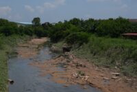 Salah satu titik banjir di wilayah Batam. Foto:ist