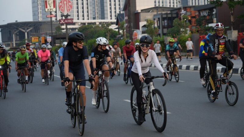 Gowes Santai BP Batam dan pemko Batam serta Polda Kepri, Minggu (20/7/2025). Foto;ist