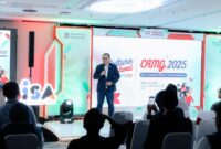Direktur Human Capital Management Telkom Henry Christiadi dalam acara Culture Festival TelkomGroup 2025 yang mengusung tema 