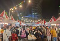 Pengunjung antusias di acara Cernival 2025 di Harbourbay Downtown, Batam, Minggu (27/7). Foto:Teh/matapedia