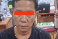 Satu dari lima pelaku yang ditangkap Ditresnarkoba Polda Kepri, Matapedia6.com/Dok Ditresnarkoba