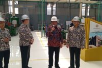 Gubernur Provinsi Kepri Ansar Ahmad saat menghadiri peresmian PT Solder Tin Andalan Indonesia (STANIA), di kawasan industri Tunas Prima Industrial Estate, Rabu (9/7/2025).