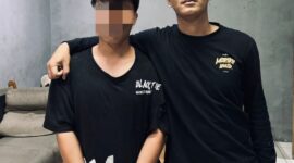 Pelaku pelecehan perempuan di jalan yang diamankan Polsek Sagulung, Minggu (13/7/2025). Matapedia6.com/Dok Polsek