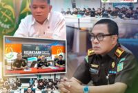 Kejari Batam I Ketut Kasna Dedi saat video call. Foto:dok/Kejaksaan Batam